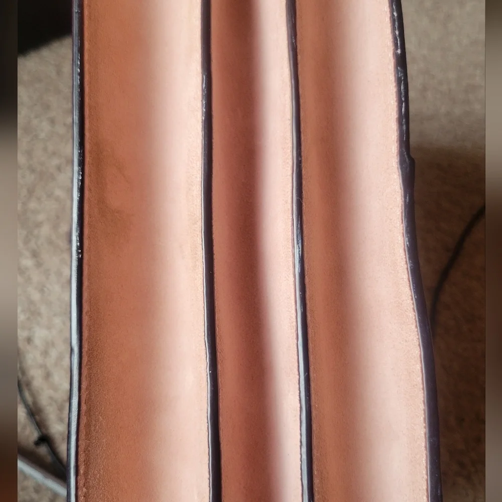 Kate Spade elegant burgundy and purple handbag